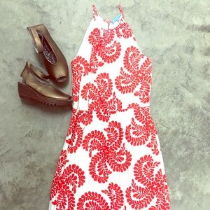 Antonio Melani Coral Printed Dress